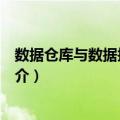数据仓库与数据挖掘技术（关于数据仓库与数据挖掘技术简介）