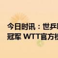 今日时讯：世乒联大满贯赛新加坡站王楚钦孙颖莎夺得混双冠军 WTT官方祝贺孙颖莎斩获生涯第150胜