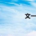 文一行（关于文一行简介）