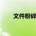 文件粉碎机（关于文件粉碎机简介）
