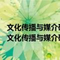 文化传播与媒介研究——基于历时性与共时性的考察（关于文化传播与媒介研究——基于历时性与共时性的考察简介）