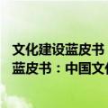 文化建设蓝皮书：中国文化发展报告(2021)（关于文化建设蓝皮书：中国文化发展报告(2021)简介）