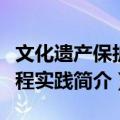 文化遗产保护工程实践（关于文化遗产保护工程实践简介）