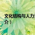 文化结构与人力资本开发（关于文化结构与人力资本开发简介）