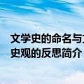 文学史的命名与文学史观的反思（关于文学史的命名与文学史观的反思简介）