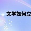 文学如何立心（关于文学如何立心简介）