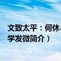 文致太平：何休与公羊学发微（关于文致太平：何休与公羊学发微简介）