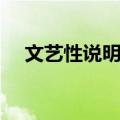 文艺性说明文（关于文艺性说明文简介）