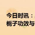 今日时讯：男子连喝十多年栀子茶致肠梗阻 栀子功效与作用