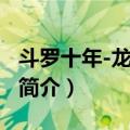 斗罗十年-龙王传说（关于斗罗十年-龙王传说简介）