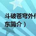 斗破苍穹外传海波东（关于斗破苍穹外传海波东简介）