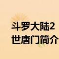 斗罗大陆2：绝世唐门（关于斗罗大陆2：绝世唐门简介）