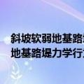 斜坡软弱地基路堤力学行为及工程对策研究（关于斜坡软弱地基路堤力学行为及工程对策研究简介）