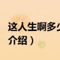 这人生啊多少真情被辜负是什么歌（完整歌词介绍）
