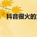 抖音很火的文案（2020抖音最火的文案）