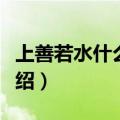 上善若水什么意思解释一下（上善若水出处介绍）
