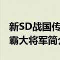 新SD战国传刀霸大将军（关于新SD战国传刀霸大将军简介）