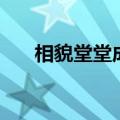 相貌堂堂成语意思（相貌堂堂的解释）