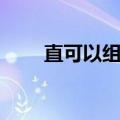 直可以组什么词（直可以组哪些词）