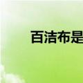 百洁布是什么东西（什么是百洁布）
