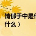 情郁于中是什么意思（词语情郁于中的意思是什么）