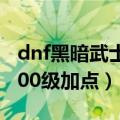 dnf黑暗武士100级加点（简介dnf黑暗武士100级加点）