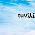 tuv认证是什么（tuv认证详解）
