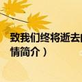 致我们终将逝去的青春电影剧情（致我们终将逝去的青春剧情简介）