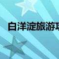 白洋淀旅游攻略（白洋淀旅游攻略是什么）