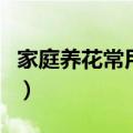 家庭养花常用哪些肥料（家庭养花肥料的简介）