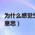 为什么感觉生活没意思（什么原因感觉生活没意思）