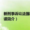 新刑事诉讼法强制措施解读（关于新刑事诉讼法强制措施解读简介）