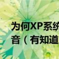 为何XP系统的电脑用HDMI连接电视没有声音（有知道的吗）