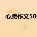 心愿作文500字六年级（心愿的作文范文）