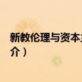 新教伦理与资本主义精神（关于新教伦理与资本主义精神简介）