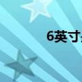 6英寸是多少厘米（你知道吗）