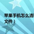 苹果手机怎么清理手机垃圾（苹果手机如何清理内存和垃圾文件）