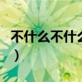 不什么不什么成语（不什么不什么成语有哪些）