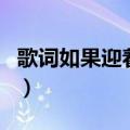 歌词如果迎着风就追（有关远走高飞歌曲歌词）