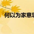 何以为家意思是什么（电影何以为家简介）