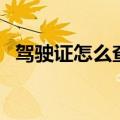 驾驶证怎么查询真假（驾驶证真假怎么查）