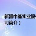 新疆中基实业股份有限公司（关于新疆中基实业股份有限公司简介）