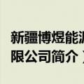 新疆博煜能源有限公司（关于新疆博煜能源有限公司简介）