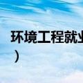 环境工程就业方向（环境工程就业方向是什么）