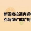 新疆喀拉通克铜镍矿成矿规律与找矿预测（关于新疆喀拉通克铜镍矿成矿规律与找矿预测简介）
