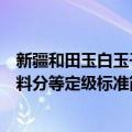 新疆和田玉白玉子料分等定级标准（关于新疆和田玉白玉子料分等定级标准简介）