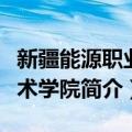 新疆能源职业技术学院（关于新疆能源职业技术学院简介）