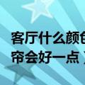 客厅什么颜色的窗帘比较好（客厅啥颜色的窗帘会好一点）