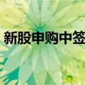 新股申购中签率（关于新股申购中签率简介）