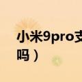 小米9pro支持sa吗（小米9pro支持双模5G吗）